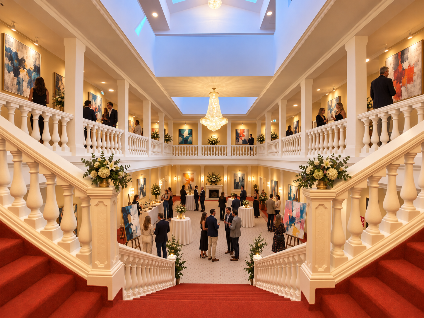 Kunstausstellung im Atrium der Residenz