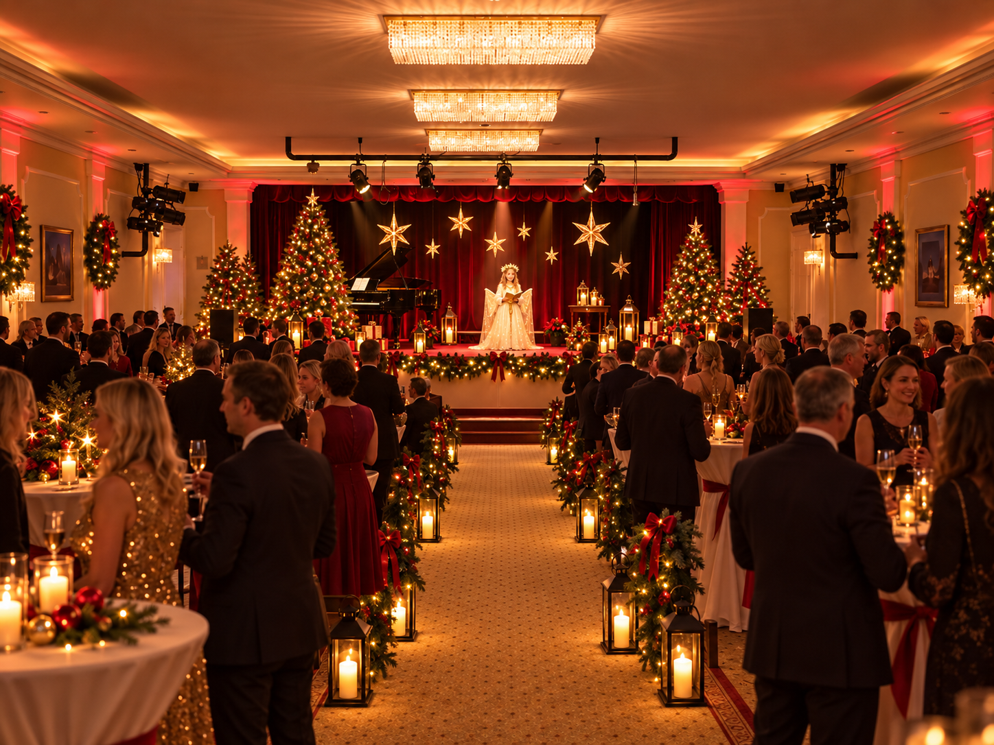 Weihnachtsveranstaltung im Theatersaal